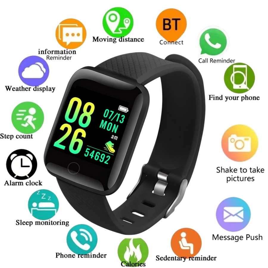 Watch Smart Y68 - Orologio intelligente multifunzione per uomo donna