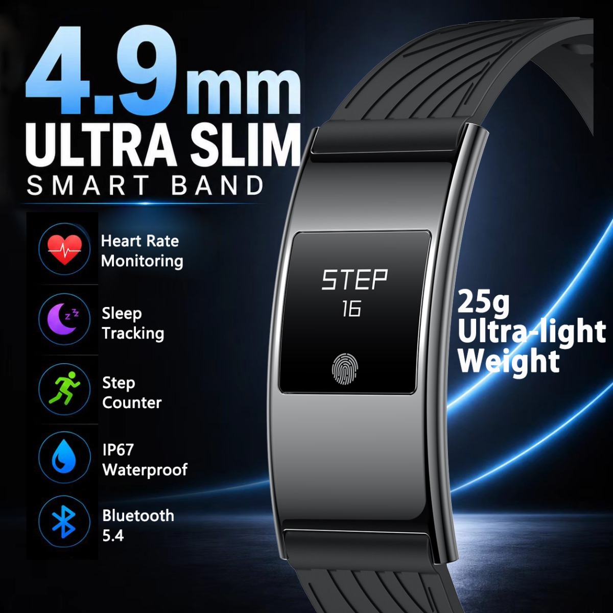 Smartwatch Slim Watches For Men - Smartwatch Ultra-Sottile 4.9mm NUOVO 2026 per