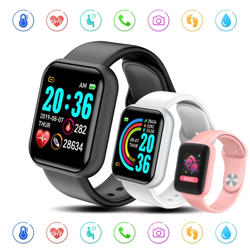 Watch Smart Y68 - Sport Bluetooth Smart Orologi Schermo a
