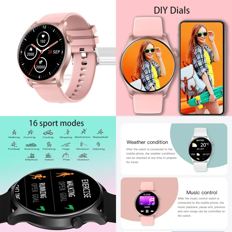 Smartwatch I Watches - SENBONO MAX8 Smartwatch per Uomo e