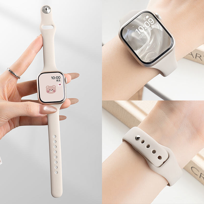 Smartwatch Slim Watches For Men - Cinturino in silicone sottile per cinturini