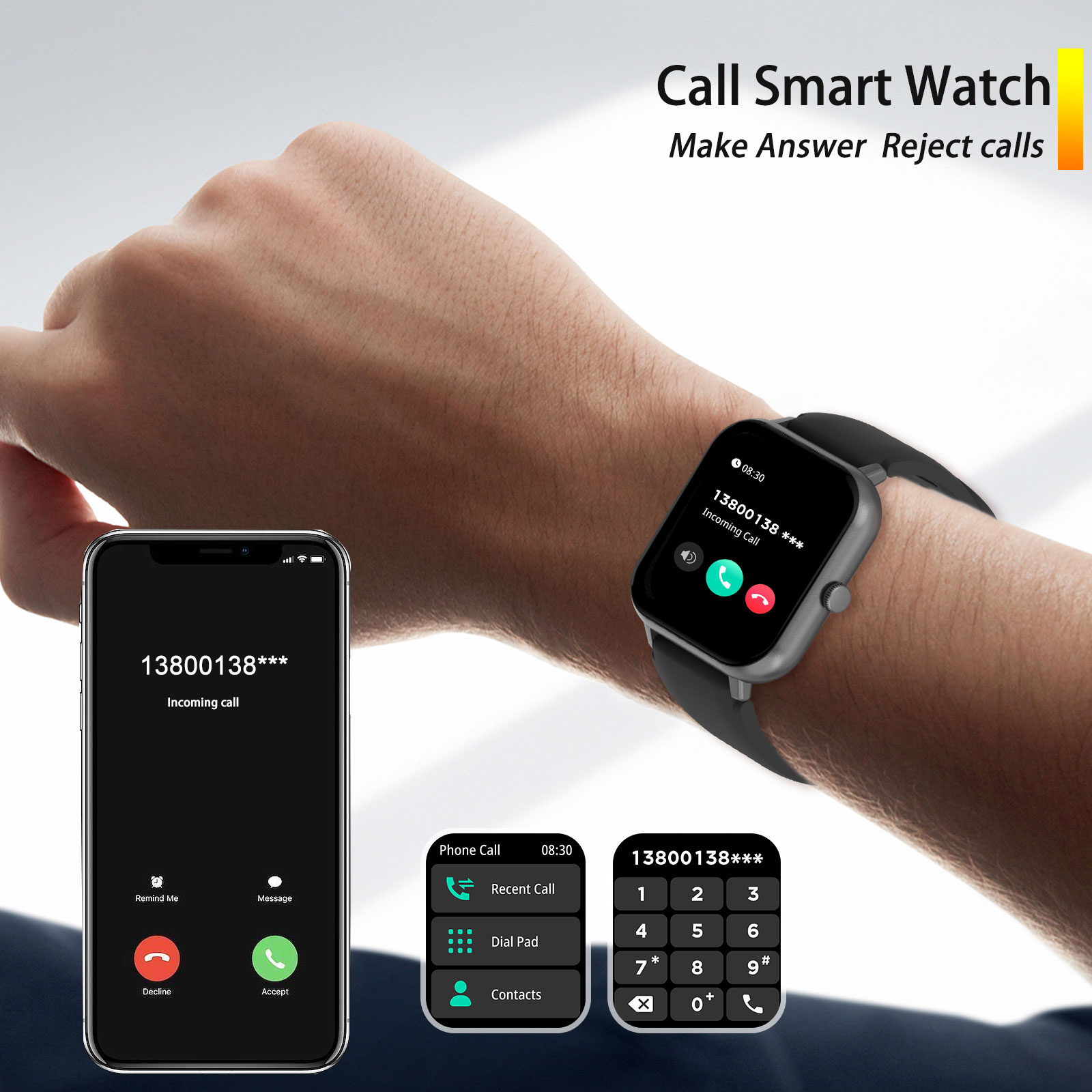 Smart watch da 1.44 pollici, c - Smartwatch Iphone Watches For Women recensione e prezzo