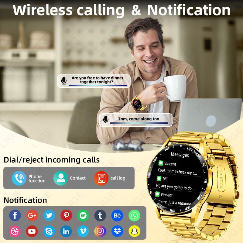 LIGE Smart Watch di lusso per  - Smartwatch Luxury Watches For Women recensione e prezzo
