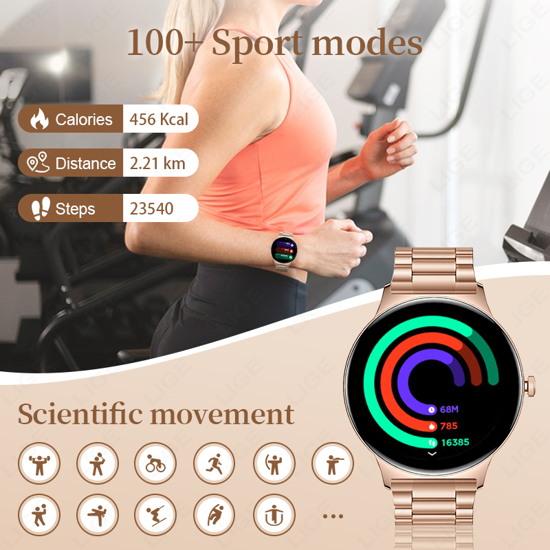 LIGE Nuovo Smartwatch da 7,9 m - Smartwatch Slim Watches For Men recensione e prezzo