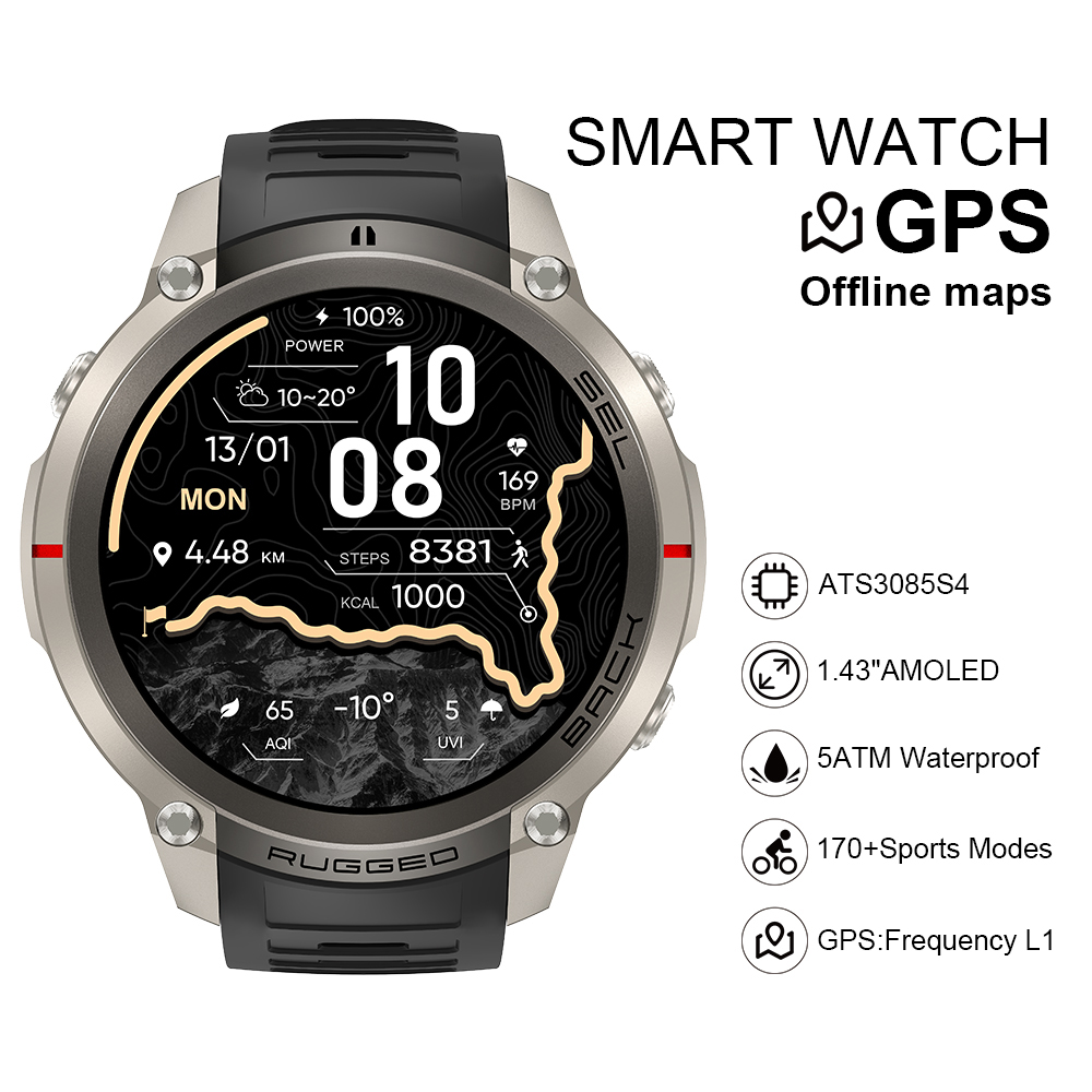 Smartwatch DM59 2026 con Mappe - Smartwatch I Watches recensione e prezzo