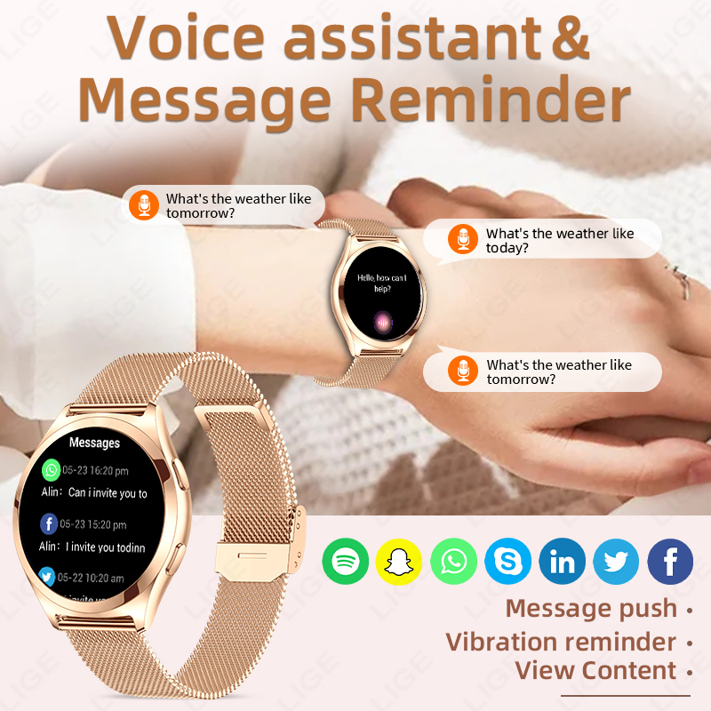 LIGE Orologio intelligente di  - Smartwatch Luxury Watches For Women recensione e prezzo