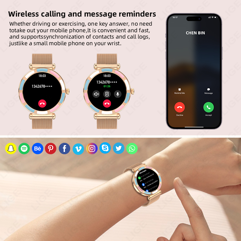 Smartwatch di Lusso LIGE 2026  - Smartwatch Luxury Watches For Women recensione e prezzo